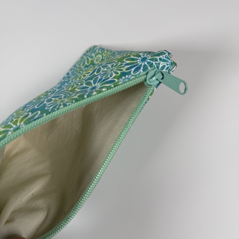 Handmade Wristlet Zipper Pouch Purse Clutch Lightweight Strap New Floral Retro - Picture 5 of 5